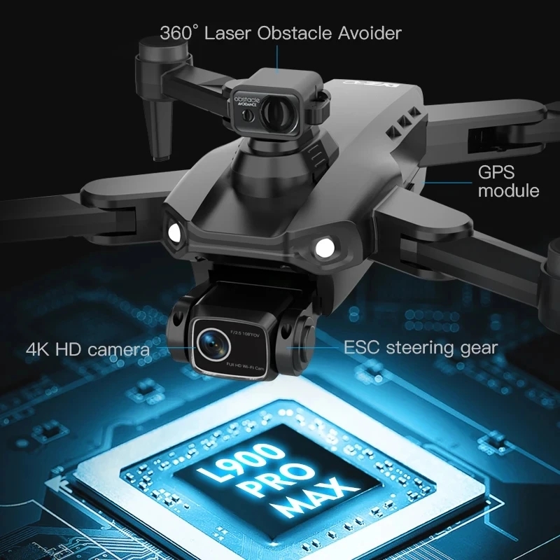 L900 Pro MAX GPS Drone 4K Prof - огляд і ціна Drone Camera 4K