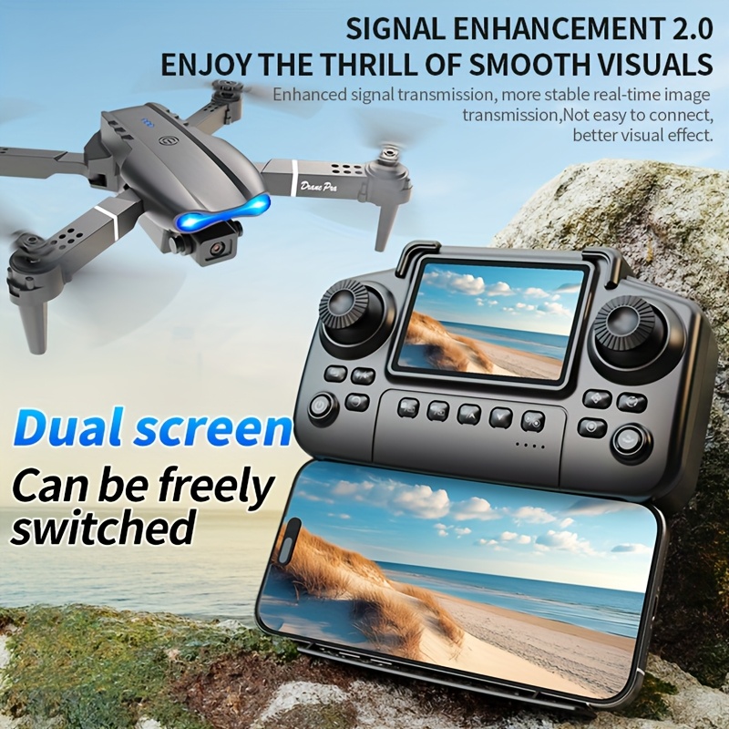 E99 PRO MAX Foldable Drone wit - огляд і ціна Drone Camera 4K