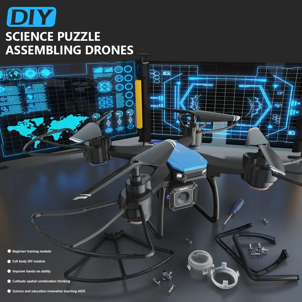 JJRC H108 DIY Teaching Assembl - огляд і ціна Drone Camera Hd